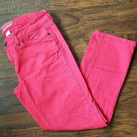 GAP Denim - GAP Dark Coral Size 6 Crop Jeans